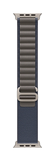 רצועת שעון Alpine Loop Apple Watch 49mm צבע כחול מידה Medium - שנה אחריות ע״י יבואן רשמי