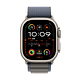 שעון חכם - Apple Watch Ultra 2 GPS + Cellular 49mm Titanium Case with Blue Alpine Loop Large - שנה אחריות ע"י היבואן הרשמי