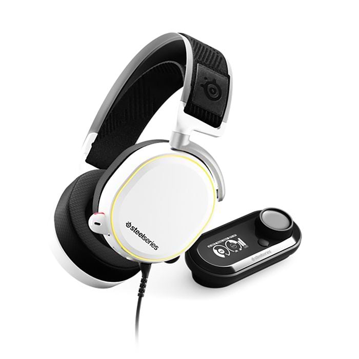 אוזניות חוטיות Arctis Pro + GameDAC – צבע לבן