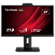 מסך מחשב 24 אינץ' עם מצלמה מובנת ViewSonic VG2440V FHD IPS - צבע שחור שלוש שנות אחריות ע"י יבואן רשמי