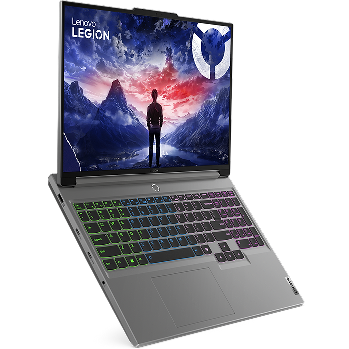 מחשב נייד גיימינג Lenovo Legion 5 16IRX9 - 83DG0086IV - Core i9-14900HX RTX 4070 1TB SSD 32GB RAM - צבע אפור שלוש שנות אחריות עי היבואן הרשמי