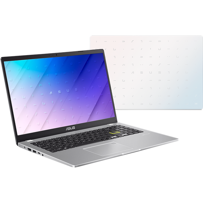 מחשב נייד Asus Vivobook Go 15 E510MA-BR717WS - Celeron N4020 128GB 4GB RAM Windows 11s + Office 365 - צבע לבן שנה אחריות עי היבואן הרשמי
