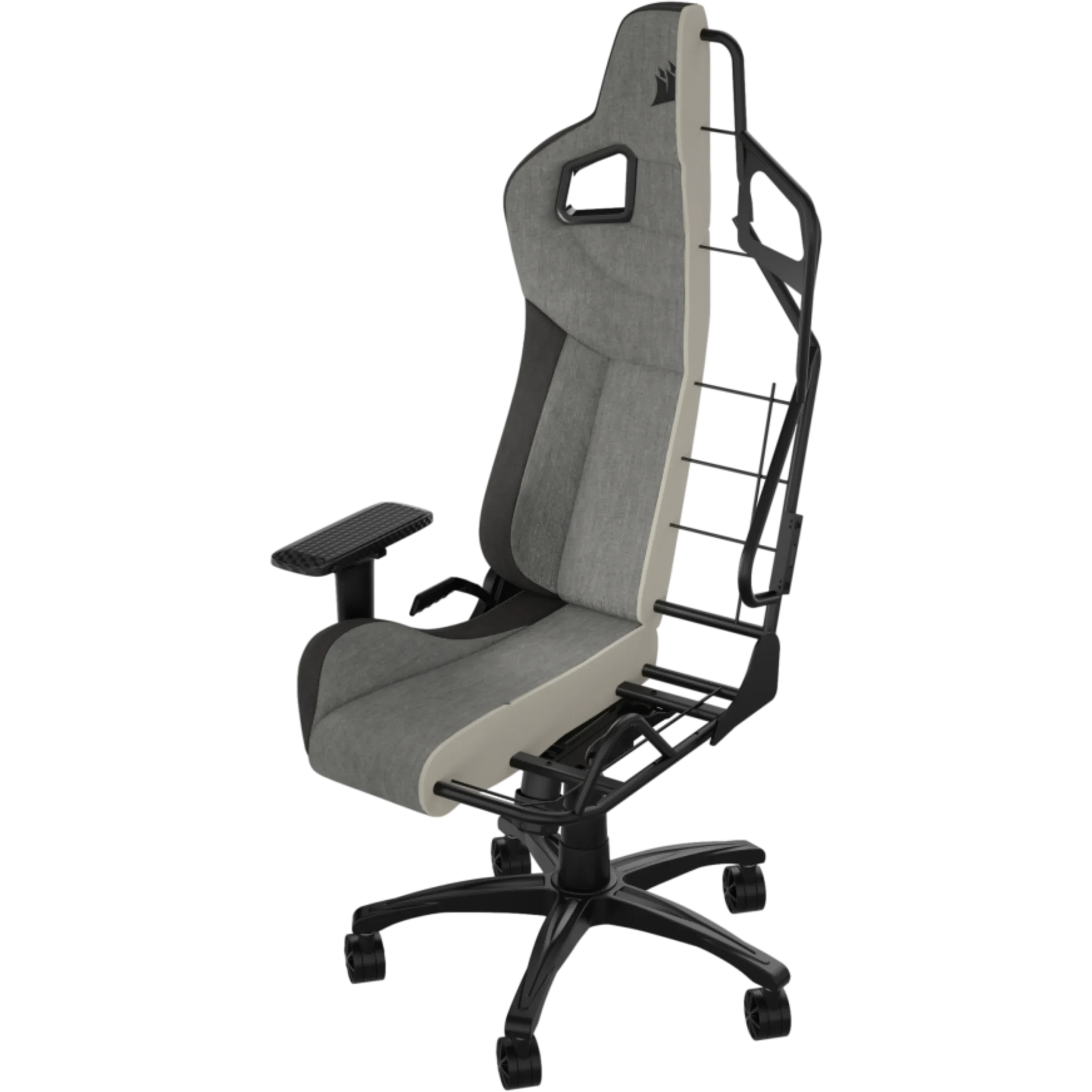כיסא בד אפור פחם CORSAIR T3 RUSH