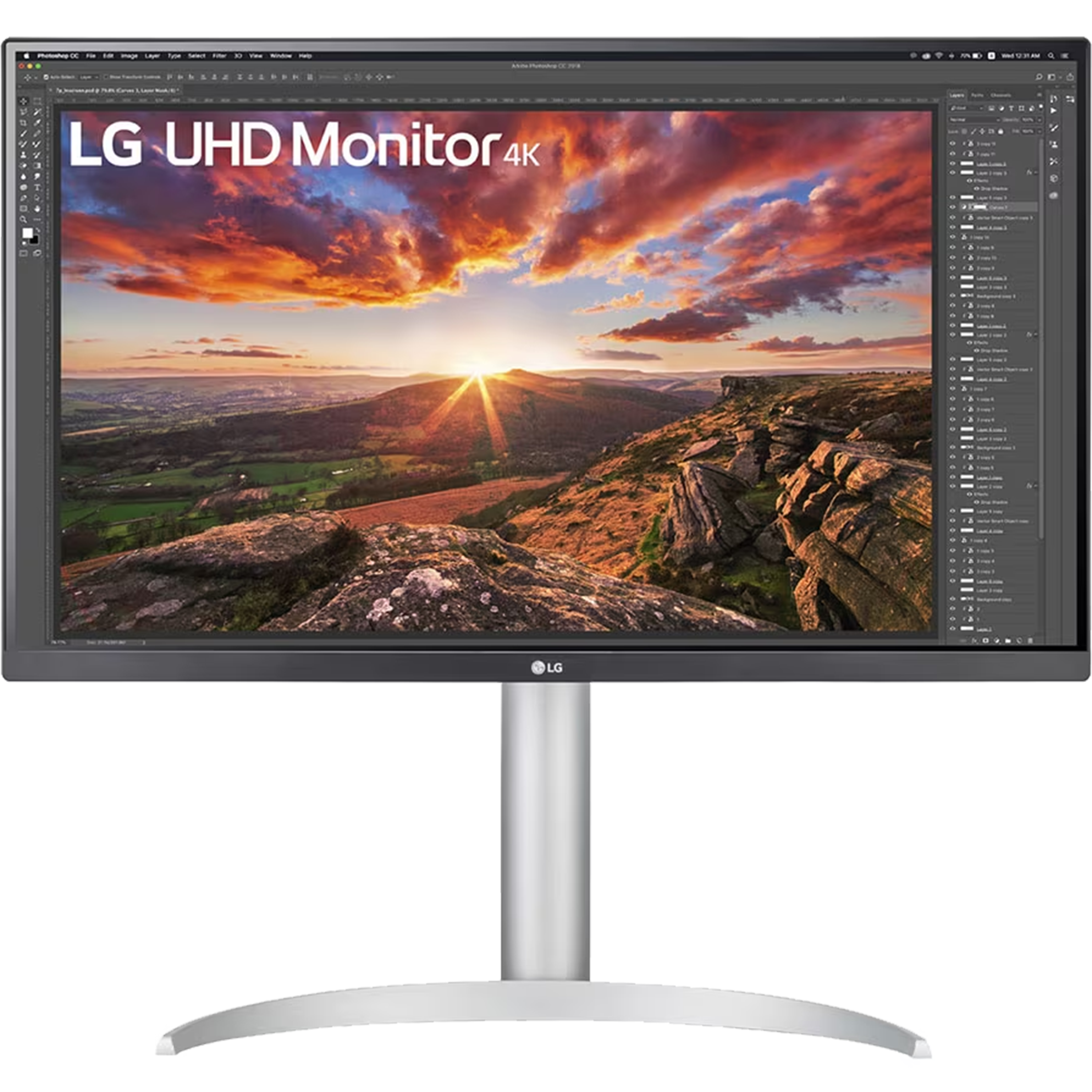 'מסכי מחשב 27'' IPS HDR UHD Monitor with USB-C LG'