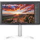 מסך מחשב 27'' LG 27UP85NP-W FreeSync IPS 4K UHD HDR10 - צבע לבן שלוש שנות אחריות ע"י היבואן הרשמי