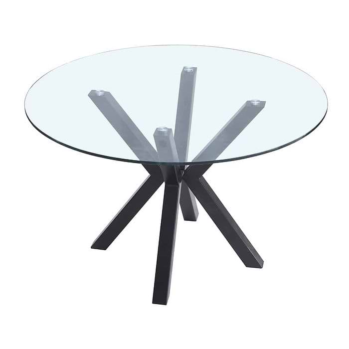 שולחן אוכל עגול זכוכית דגם - בולוניה Home Decor