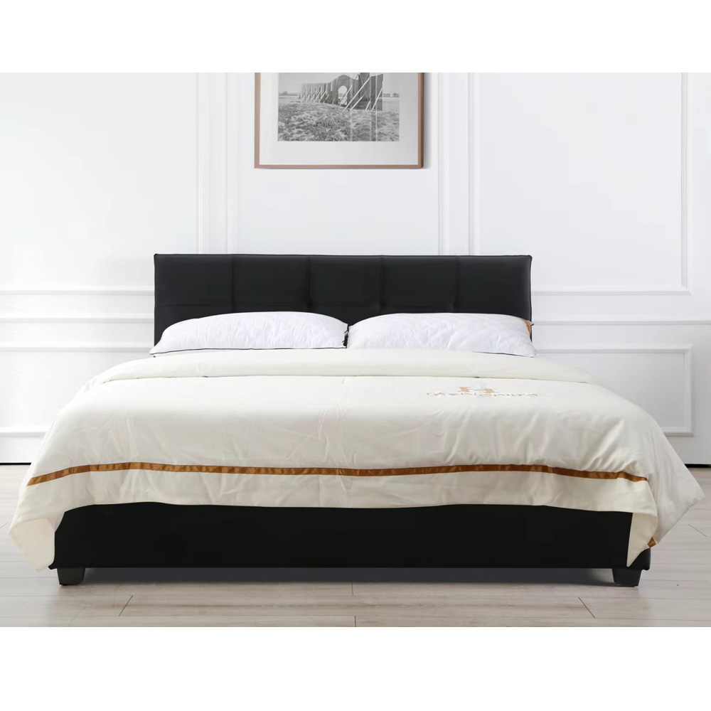 מיטה זוגית 140/190 עם ארגז דגם ברזיל Home Decor בצבע שחור