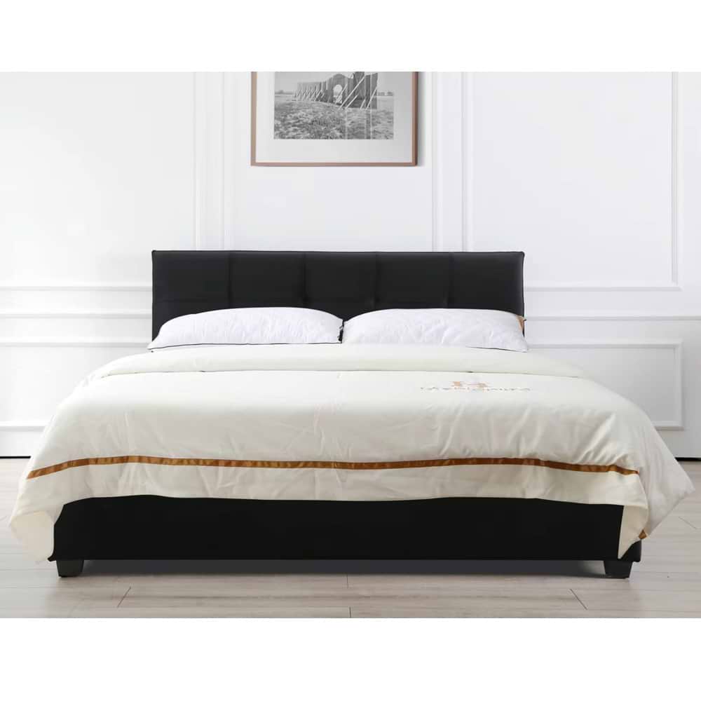מיטה זוגית 160/200 עם ארגז דגם ברזיל Home Decor בצבע שחור