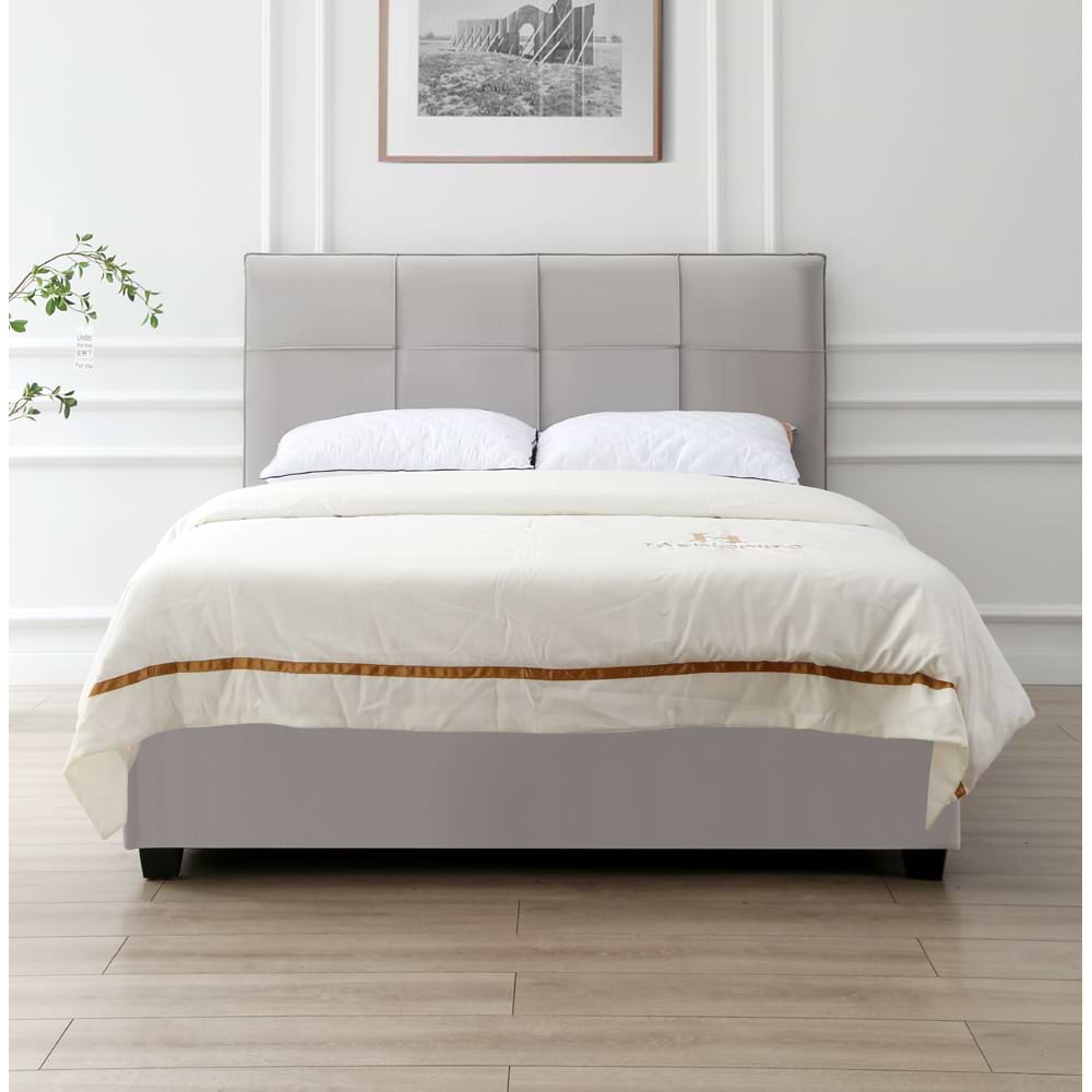 מיטה זוגית 160/200 עם ארגז דגם ברזיל Home Decor בצבע אבן
