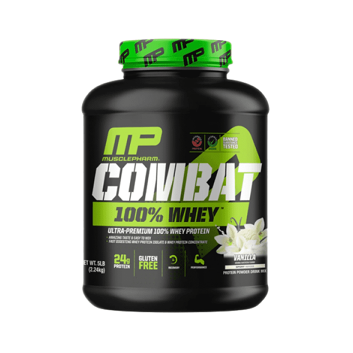אבקת חלבון MusclePharm Combat 100% Whey 2.3 ק''ג טעם שוקו אור ספורט 