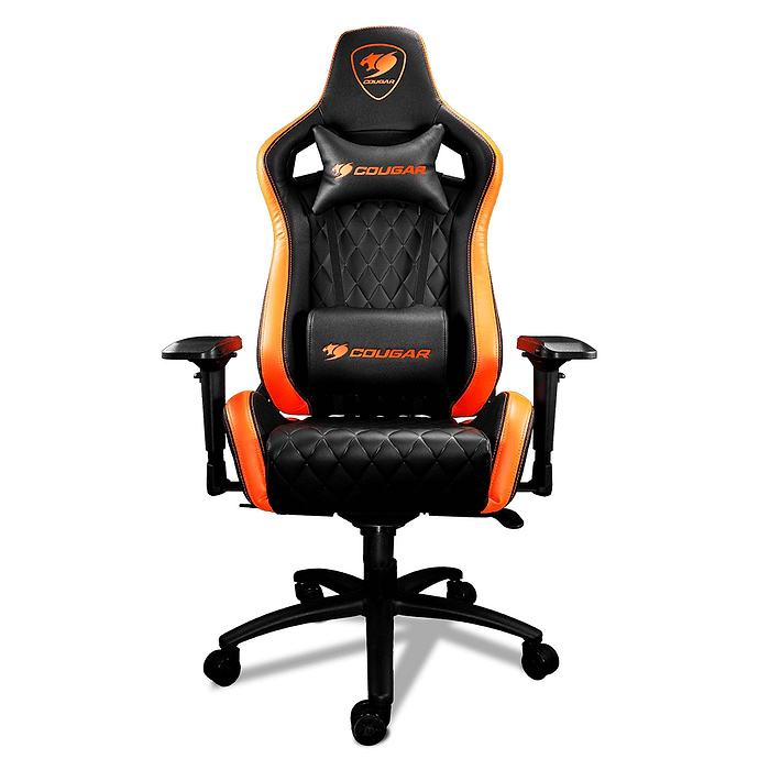 كرسي جيمنج Cougar Armor S Gaming Chair - باللون الأسود וبرتقالي