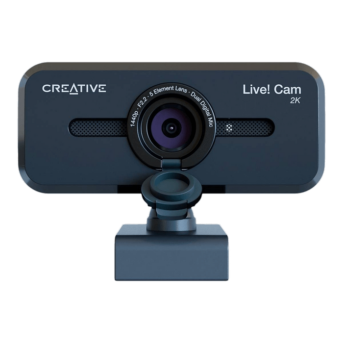 מצלמת רשת עם זום דיגיטלי 4X ומיקרופונים מובנים Creative Live! Cam Sync V3 - 2K QHD 1080p - צבע שחור שנה אחריות עי יבואן רשמי
