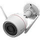 מצלמת אבטחה חיצונית עם ראיית לילה Ezviz H3c 2K 3MP - צבע לבן שנה אחריות ע"י היבואן הרשמי