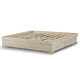בסיס מיטה כולל ארגז מצעים דגם אוראל 120X190 רבדים - עץ אורן
