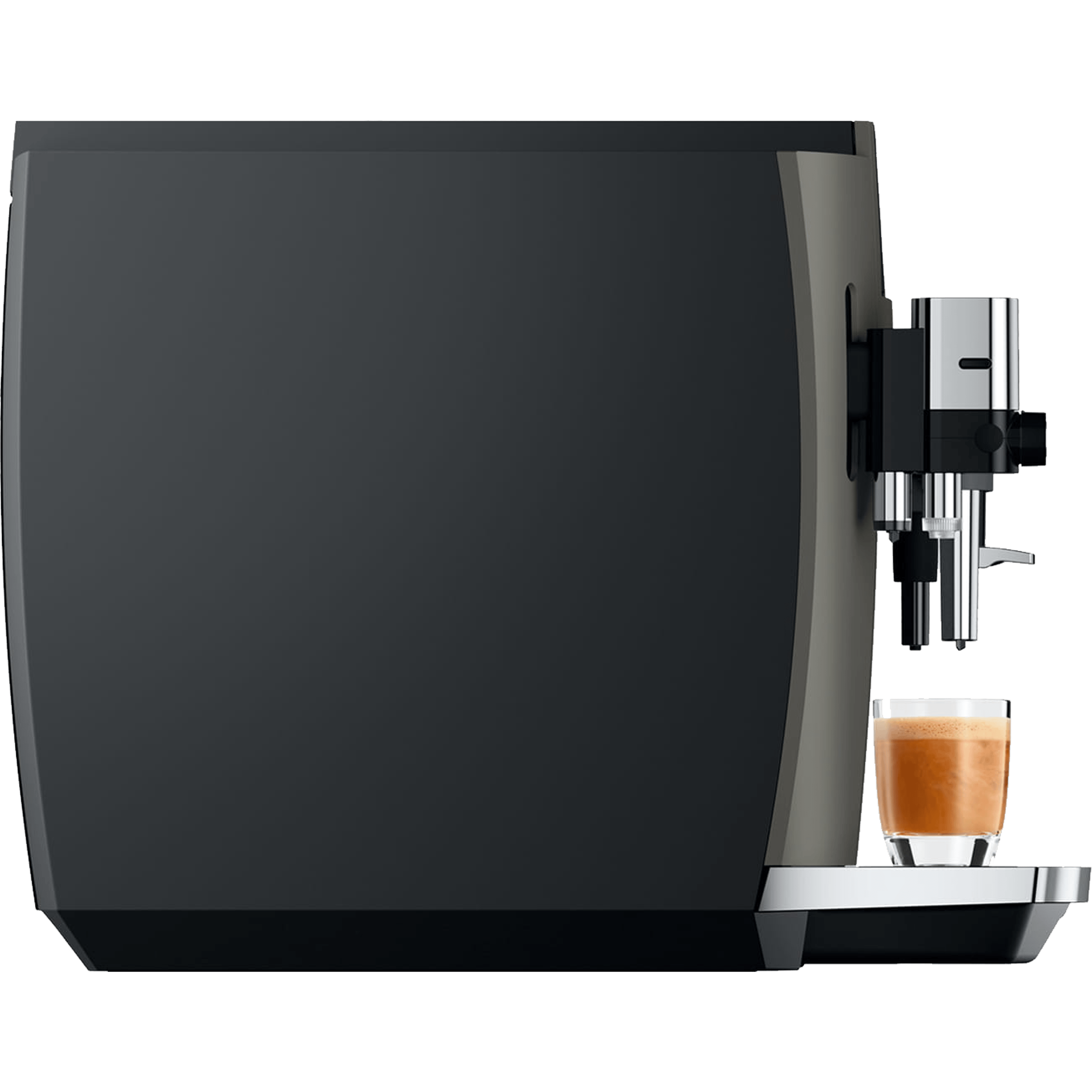 מכונת פולי קפה מדגם Jura E8 - צבע Dark Inox אחריות לשנתיים ע
