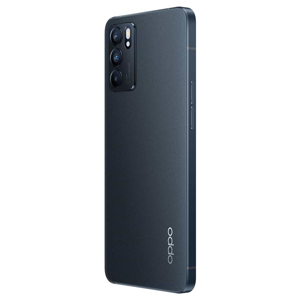 هاتف ذكي Oppo Reno 6 5G 128GB 8GB RAM - لون أسود ضمان لمدة سنتين من المستورد الرسمي