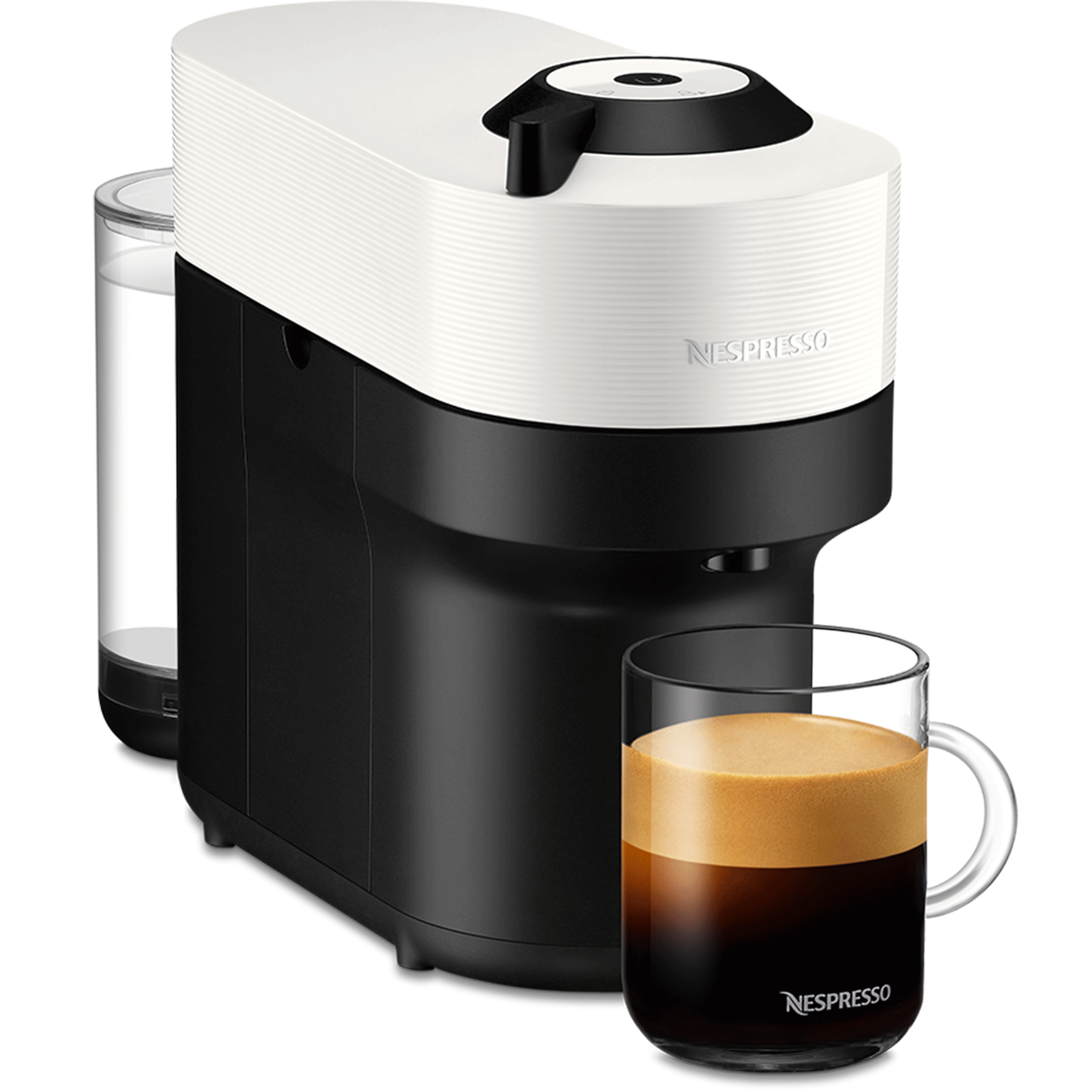 מכונת קפה נספרסו  ורטו פופ בגוון לבןGCV2-IL-WH-NE