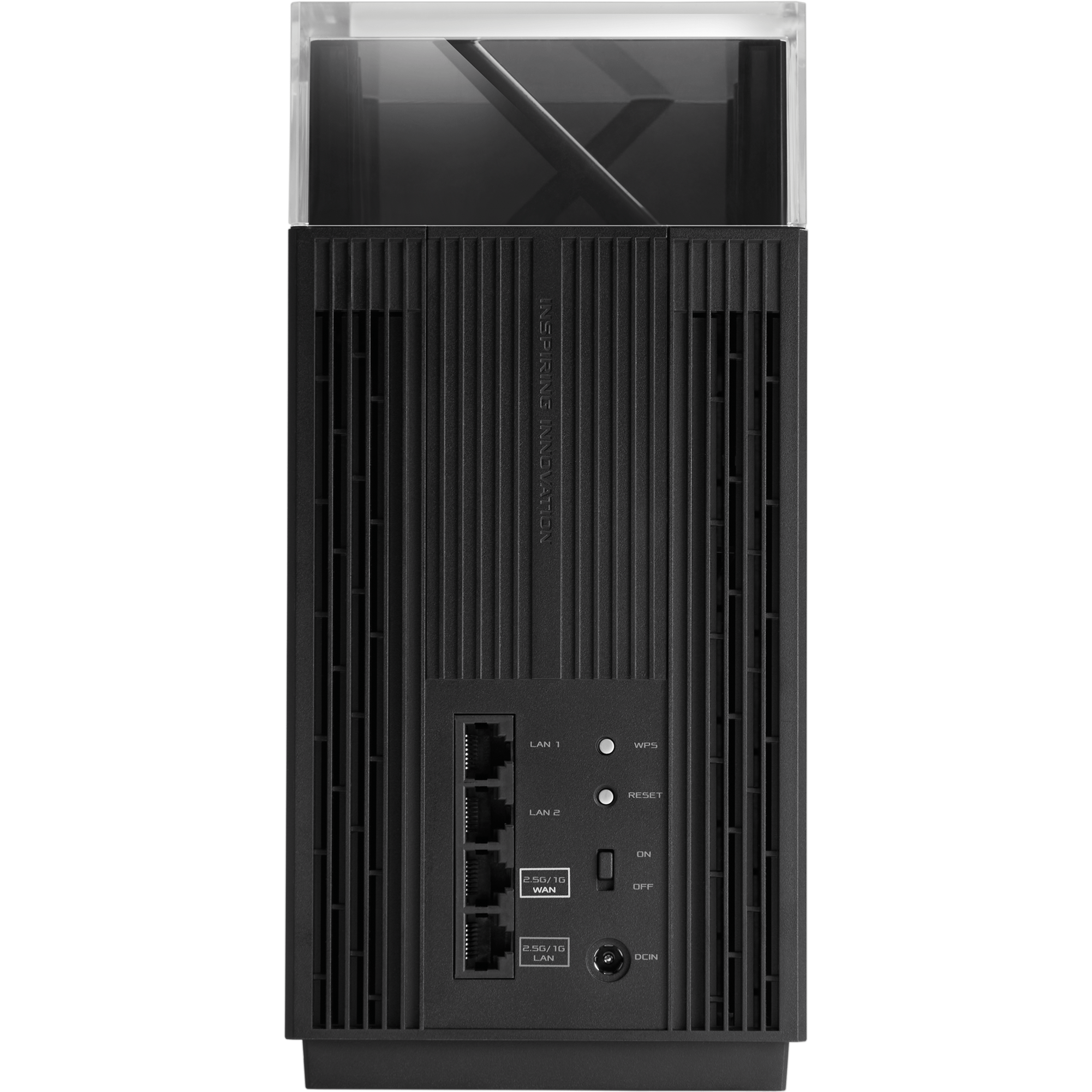 ראוטר אלחוטי Asus ZenWiFi Pro ET12 AXE11000 WiFi 6E שתי יחידות - צבע שחור שלוש שנות אחריות ע