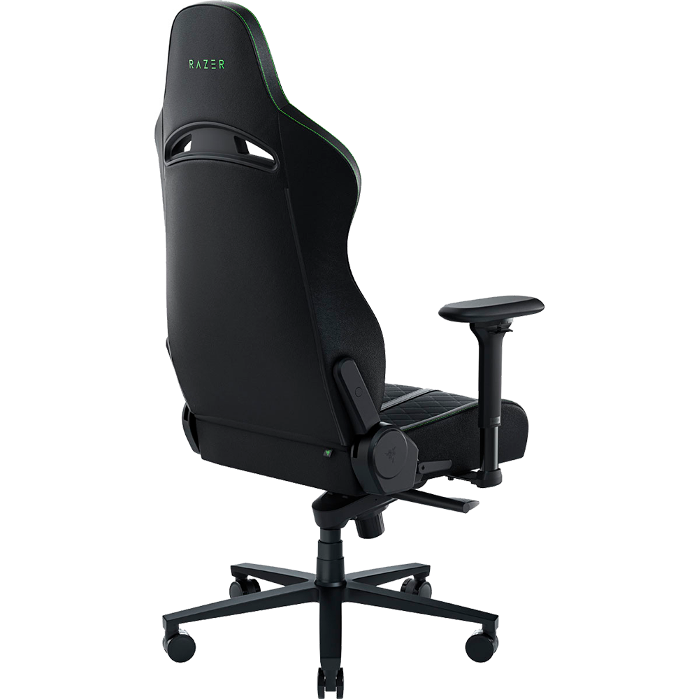 כיסא גיימינג Razer Enki  - צבע שחור עם ירוק שלוש שנות אחריות ע