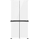 מקרר 4 דלתות מקפיא תחתון 530 ליטר LG GR-608WEDID עם התקן שבת מובנה - גימור זכוכית לבנה אחריות ע"י היבואן הרשמי