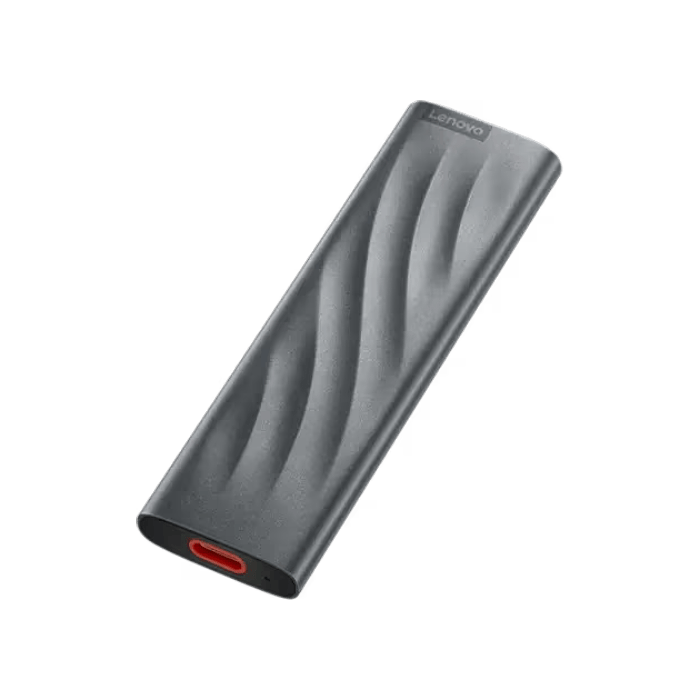 כונן SSD חיצוני נייד Lenovo PS8 Portable 512GB - צבע שחור שלוש שנות אחריות עי יבואן הרשמי