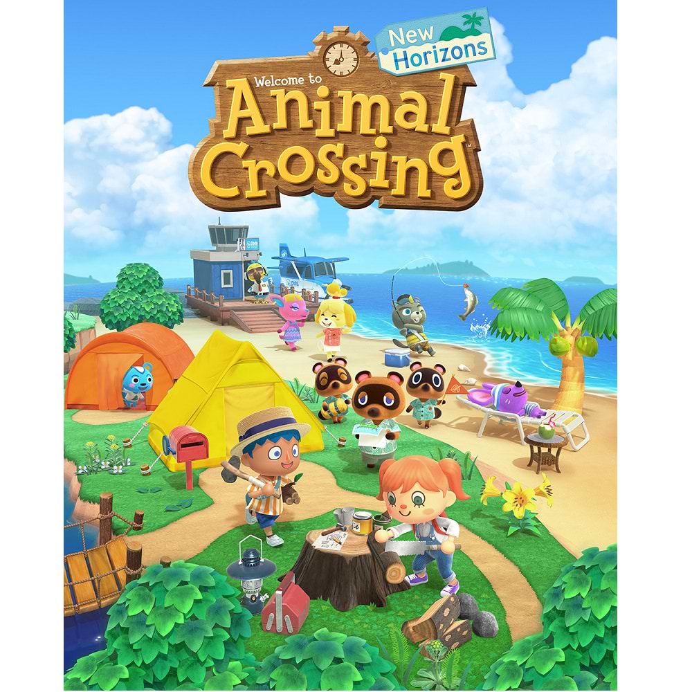 جهازمع لعبة Nintendo Switch Animal Crossing Limited Edition - ضمان لمدة سنتين من المستورد الرسمي