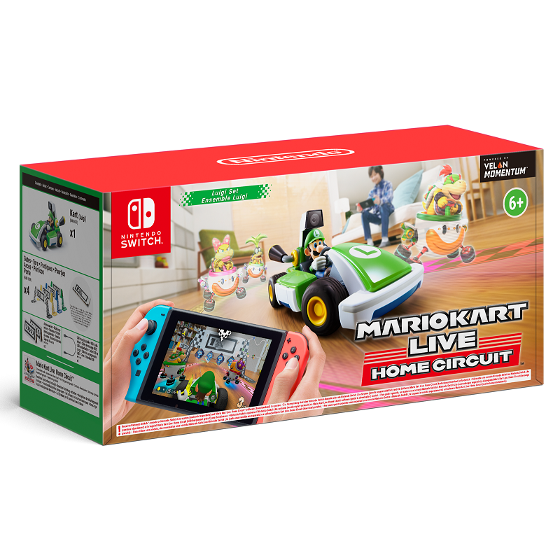 لعبة مع ערכת אביזרים Mario Kart Live: Home Circuit – Luigi Set Pack לקונסולת Nintendo Switch - ضمان لمدة عام من قبل المستورد الرسمي