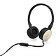 אוזניות סטריאו חוטיות HP H2800 - צבע שחור עם זהב משי שנתיים אחריות ע"י היבואן הרשמי