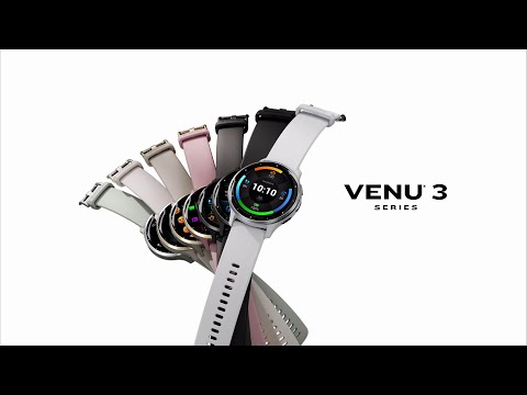 'שעון חכם  Garmin  Venu 3GPSWi-FiBlack+Slate WW'
