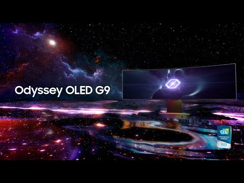 מסך מחשב גיימינג קעור 49'' Samsung Odyssey OLED G9 S49CG934SP DQHD OLED 240Hz FreeSync Premium Pro 0.03ms - צבע כסוף שלוש שנות אחריות ע