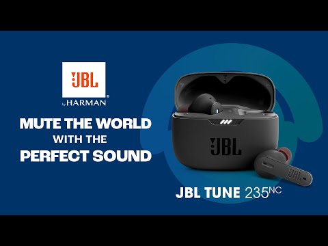 אוזניות אלחוטיות JBL Tune 235 NC IPX4 - צבע שחור שנה אחריות ע
