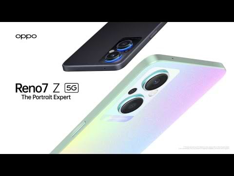 هاتف ذكي Oppo Reno7 Z 5G 128GB 8GB RAM CPH2343 - لون أسود فضائي ضمان سنتين بواسطة رونلايت المستورد الرسمي
