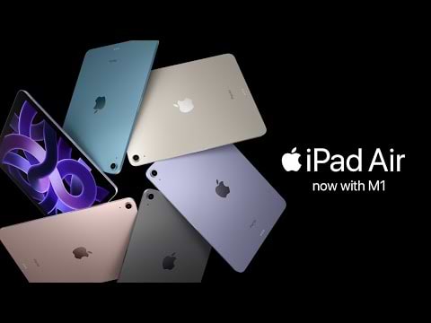 جهاز لوحي Apple iPad Air 10.9 2022 Wi-Fi 64GB - لون بنفسجي ضمان لمدة عام من قبل المستورد الرسمي