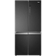 מקרר 4 דלתות מקפיא תחתון 605 ליטר נטו Haier HRF-7100FB עם התקן שבת מובנה - גימור זכוכית שחורה אחריות ע"י היבואן הרשמי