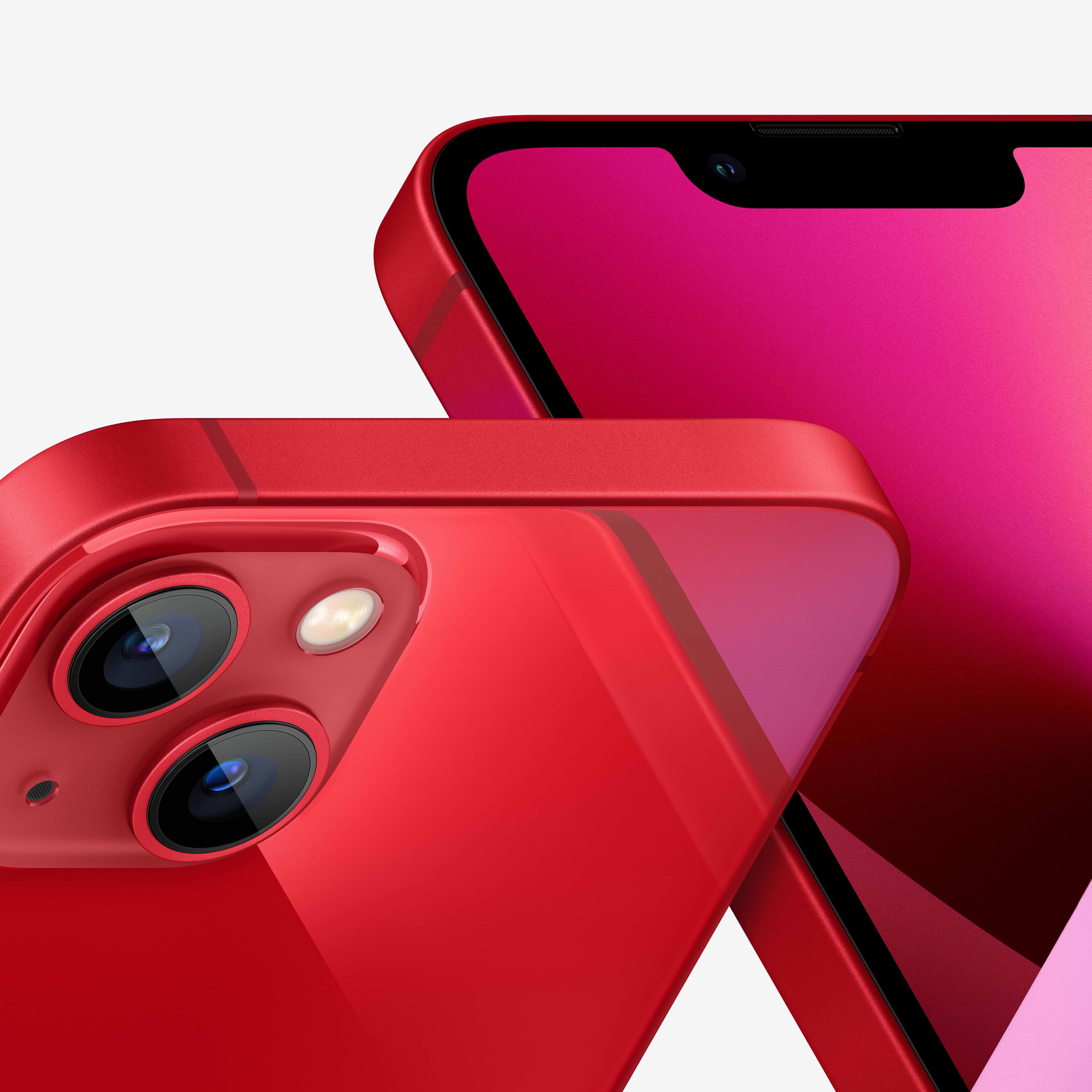 סמארטפון Apple iPhone 13 256GB - צבע אדום שנה אחריות ע