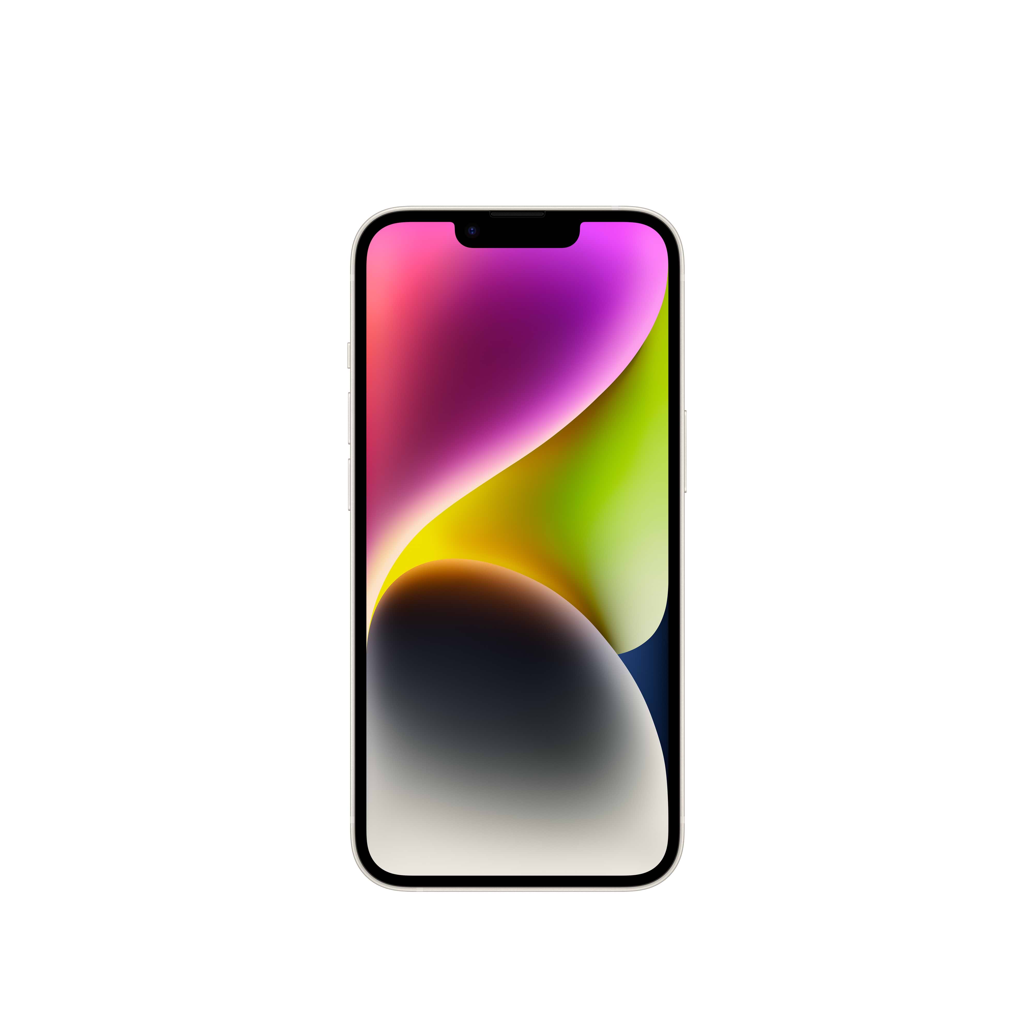 هاتف ذكي Apple iPhone 14 128GB - لون ضوء النجوم ضمان لمدة عام من قبل المستورد الرسمي