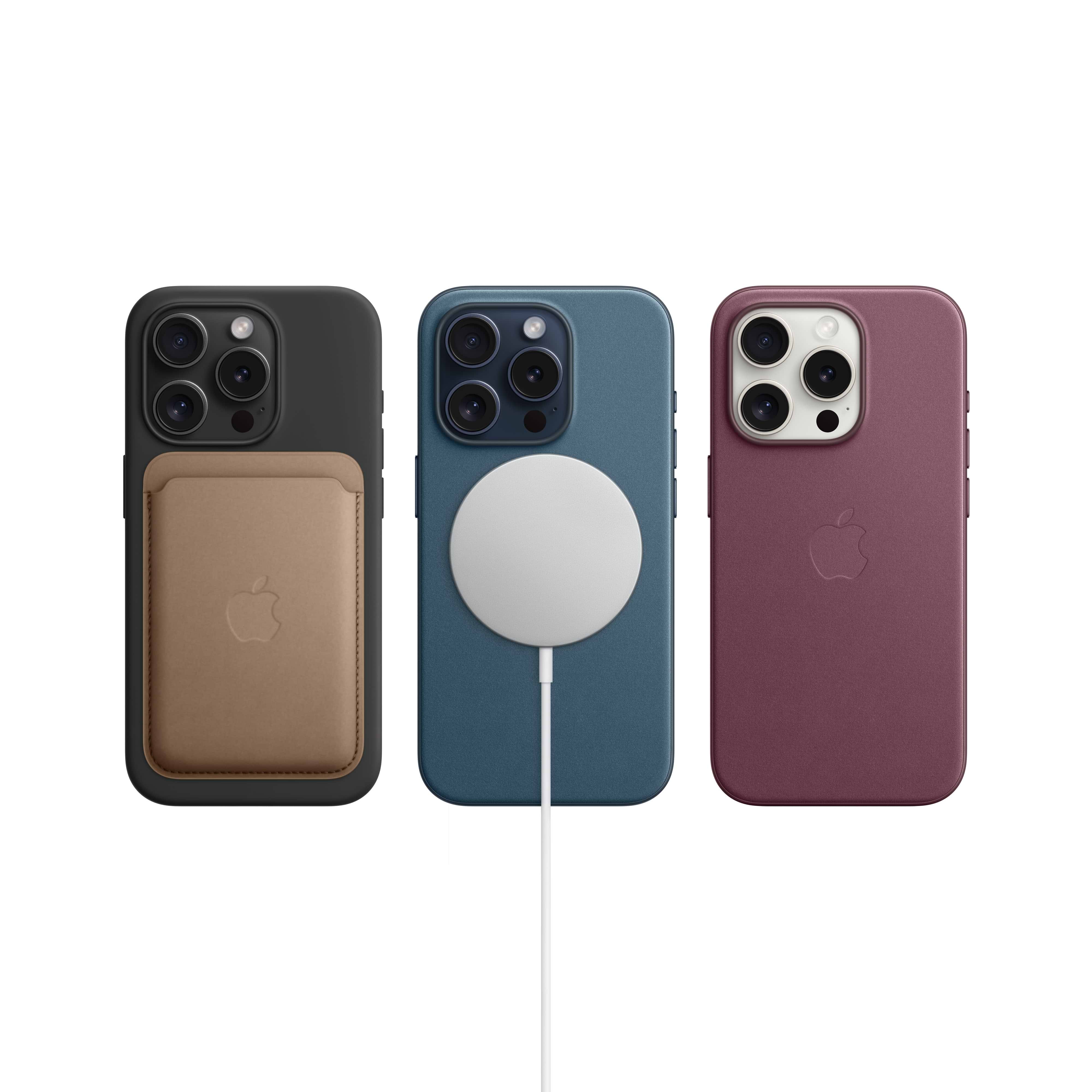סמארטפון Apple iPhone 15 Pro 1TB - צבע טיטניום טבעי שנה אחריות ע״י היבואן הרשמי 