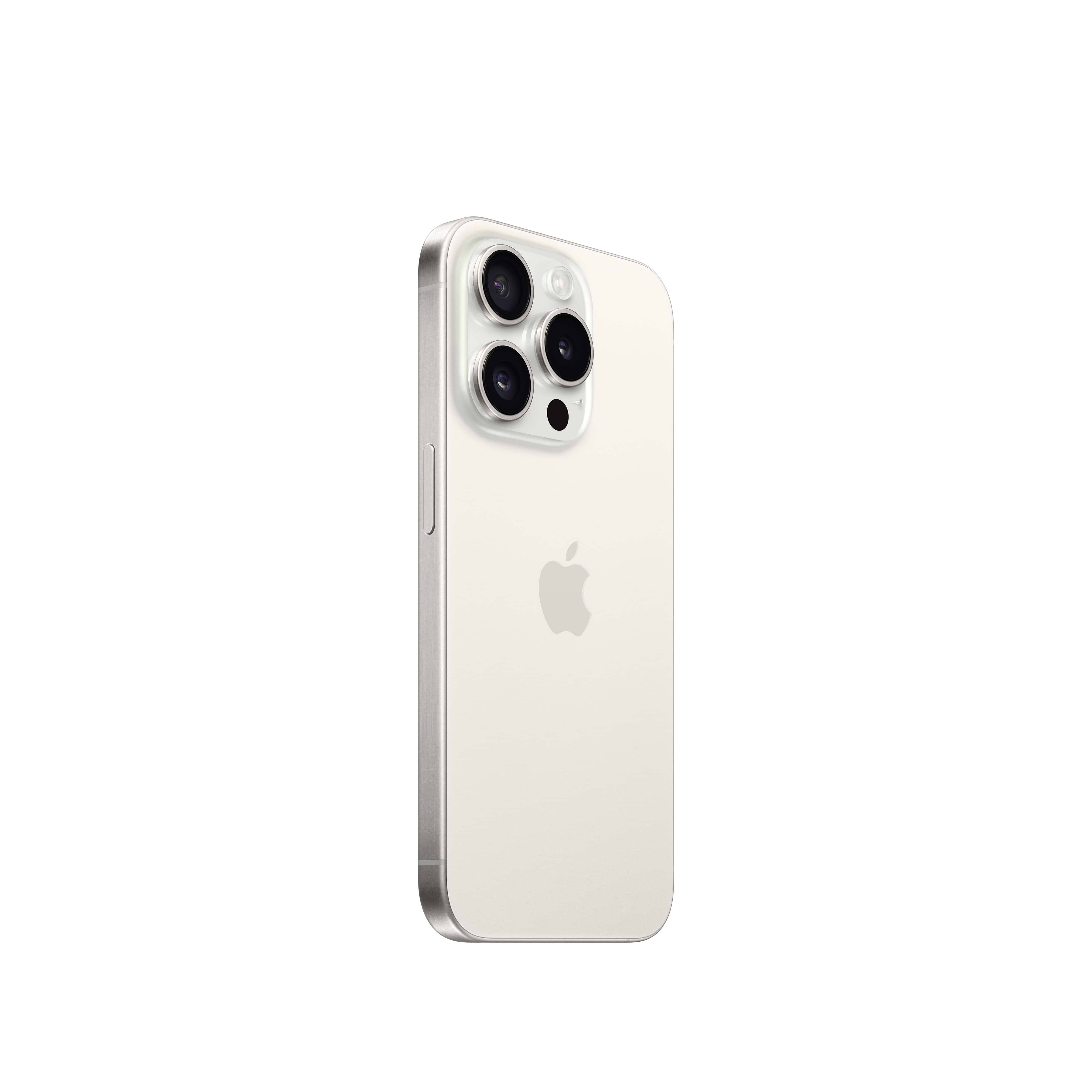 טלפון סלולרי Apple iPhone 15 Pro 512GB - צבע לבן טיטניום שנה אחריות ע״י היבואן הרשמי