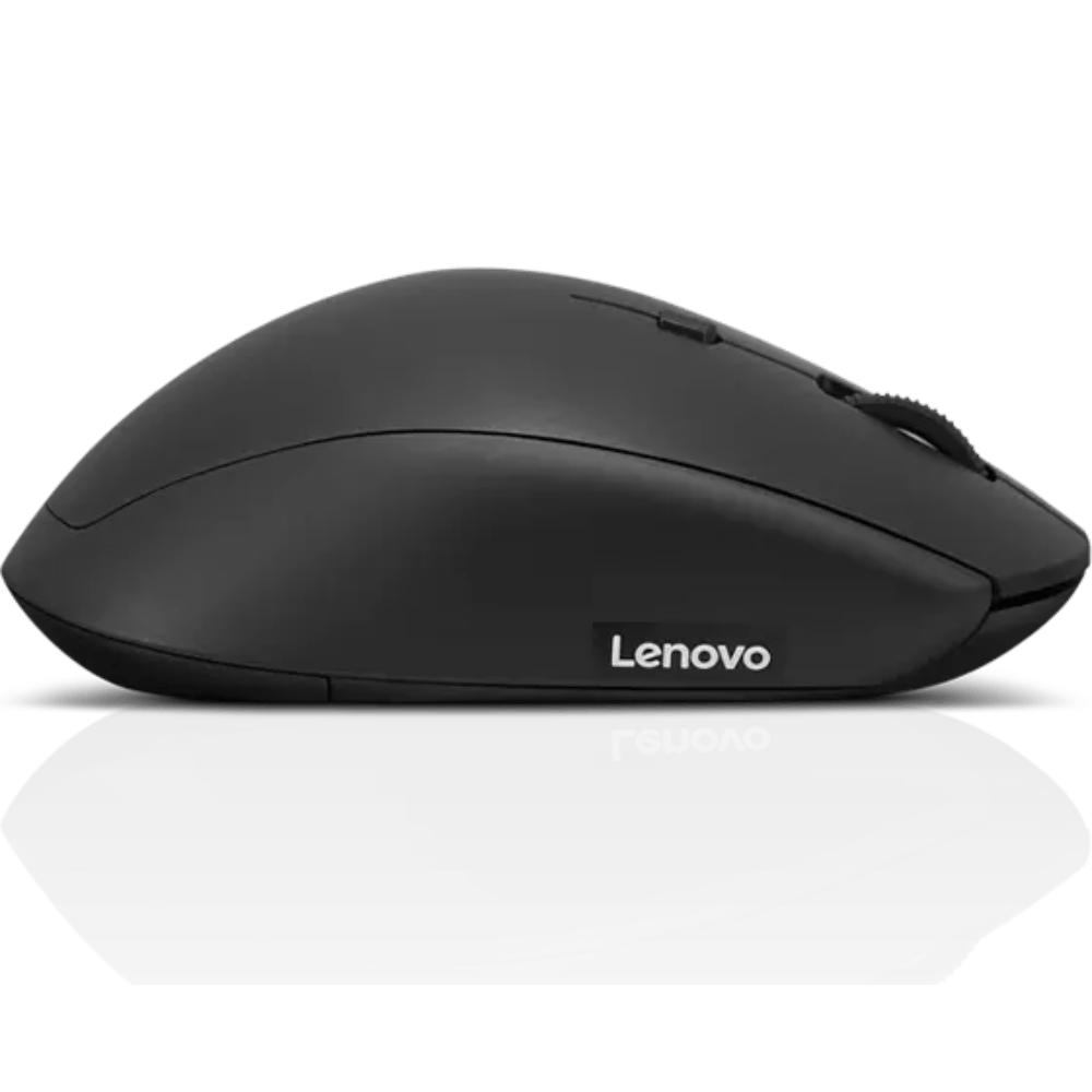 עכבר אלחוטי ארגונומי Lenovo 600 - צבע שחור שנה אחריות ע