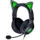 אוזניות גיימינג חוטיות Razer Kraken Kitty V2 RGB - צבע שחור שנתיים אחריות ע"י היבואן הרשמי