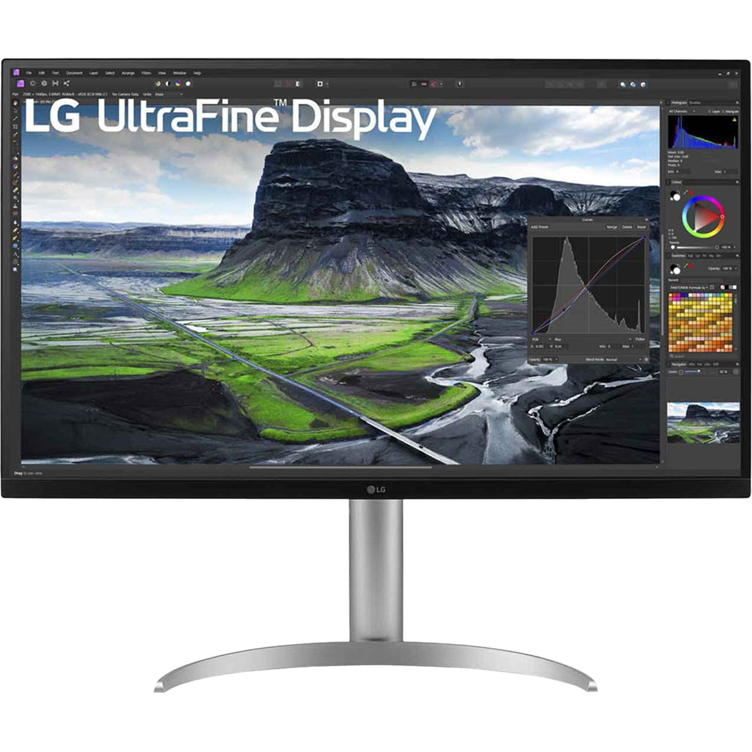 מסך מחשב 31.5'' LG 32UQ850V-W FreeSync IPS 4K UHD HDR10 - צבע לבן שלוש שנות אחריות ע