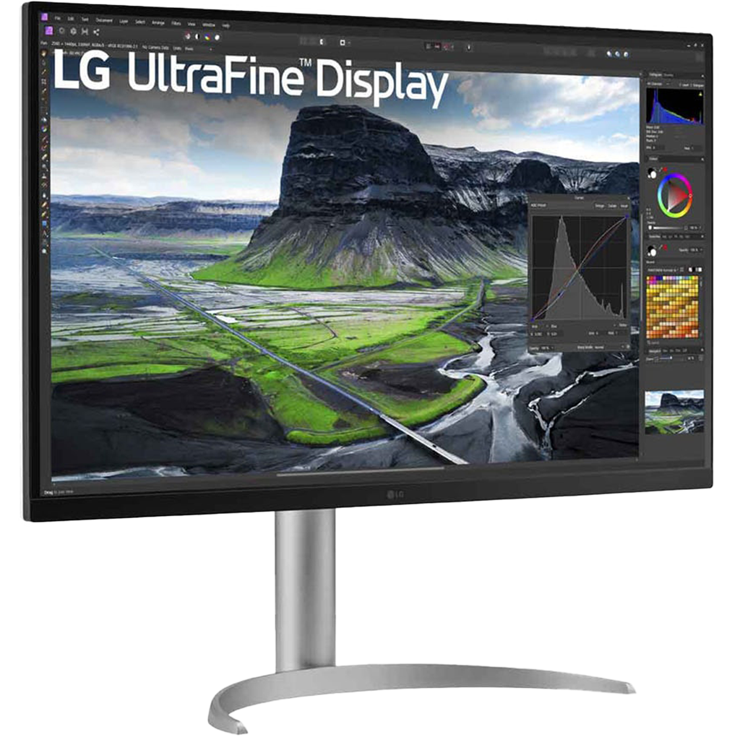 מסך מחשב 31.5'' LG 32UQ850V-W FreeSync IPS 4K UHD HDR10 - צבע לבן שלוש שנות אחריות ע