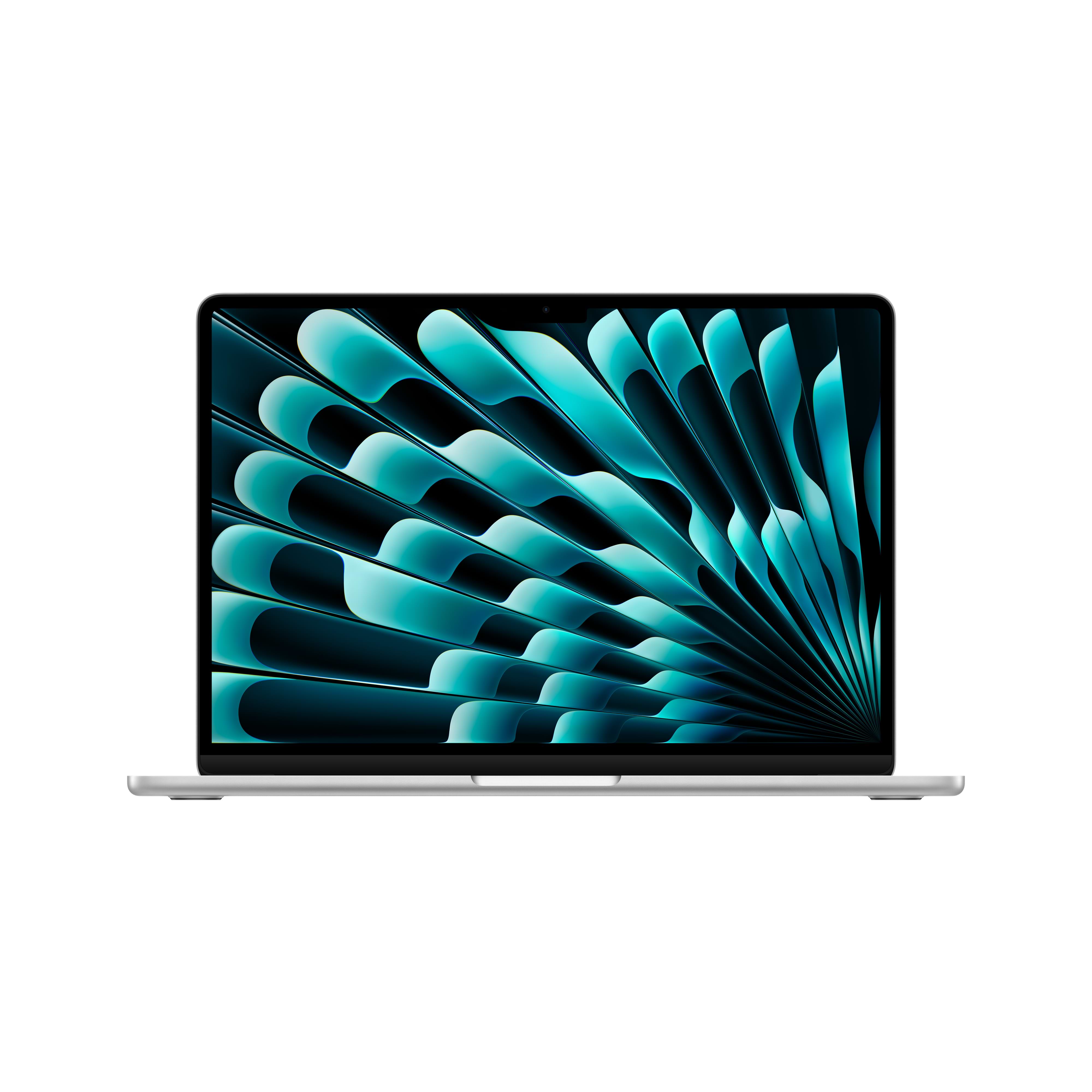 מחשב נייד Apple MacBook Air 13 - Z1B9-24-HB M3 Chip 8-Core CPU 10-Core GPU 512GB SSD 24GB Unified Memory - צבע כסוף שנה אחריות ע
