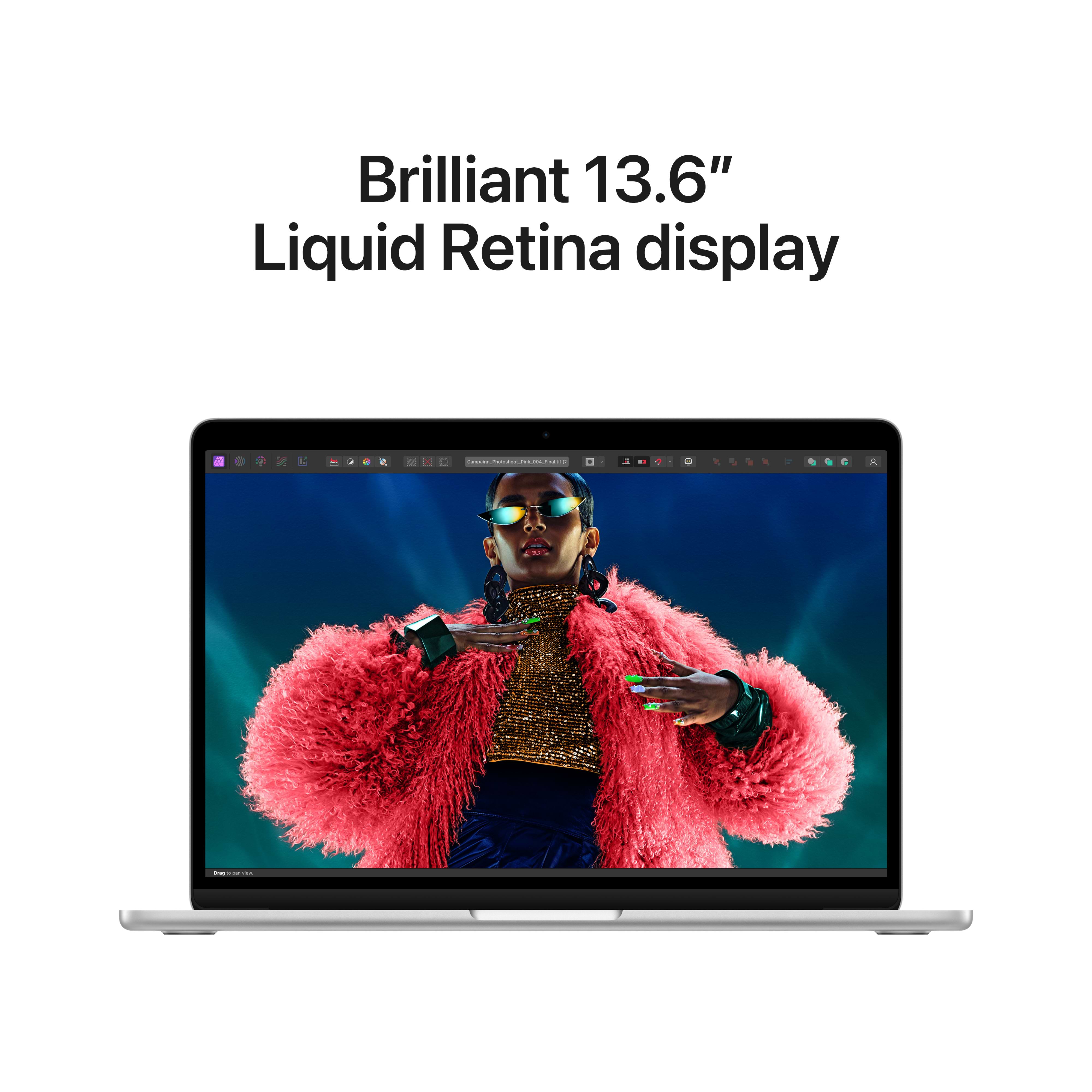 מחשב נייד Apple MacBook Air 13 - Z1B9-24-HB M3 Chip 8-Core CPU 10-Core GPU 512GB SSD 24GB Unified Memory - צבע כסוף שנה אחריות ע
