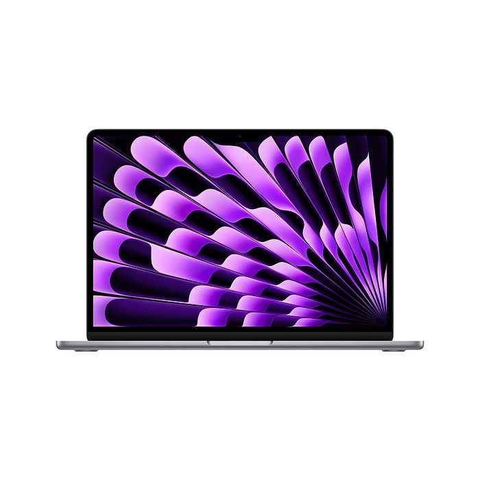 מחשב נייד Apple MacBook Air 13 - Z1B7-24-HB M3 Chip 8-Core CPU 10-Core GPU 512GB SSD 24GB Unified Memory - צבע אפור חלל שנה אחריות עי היבואן הרשמי 
