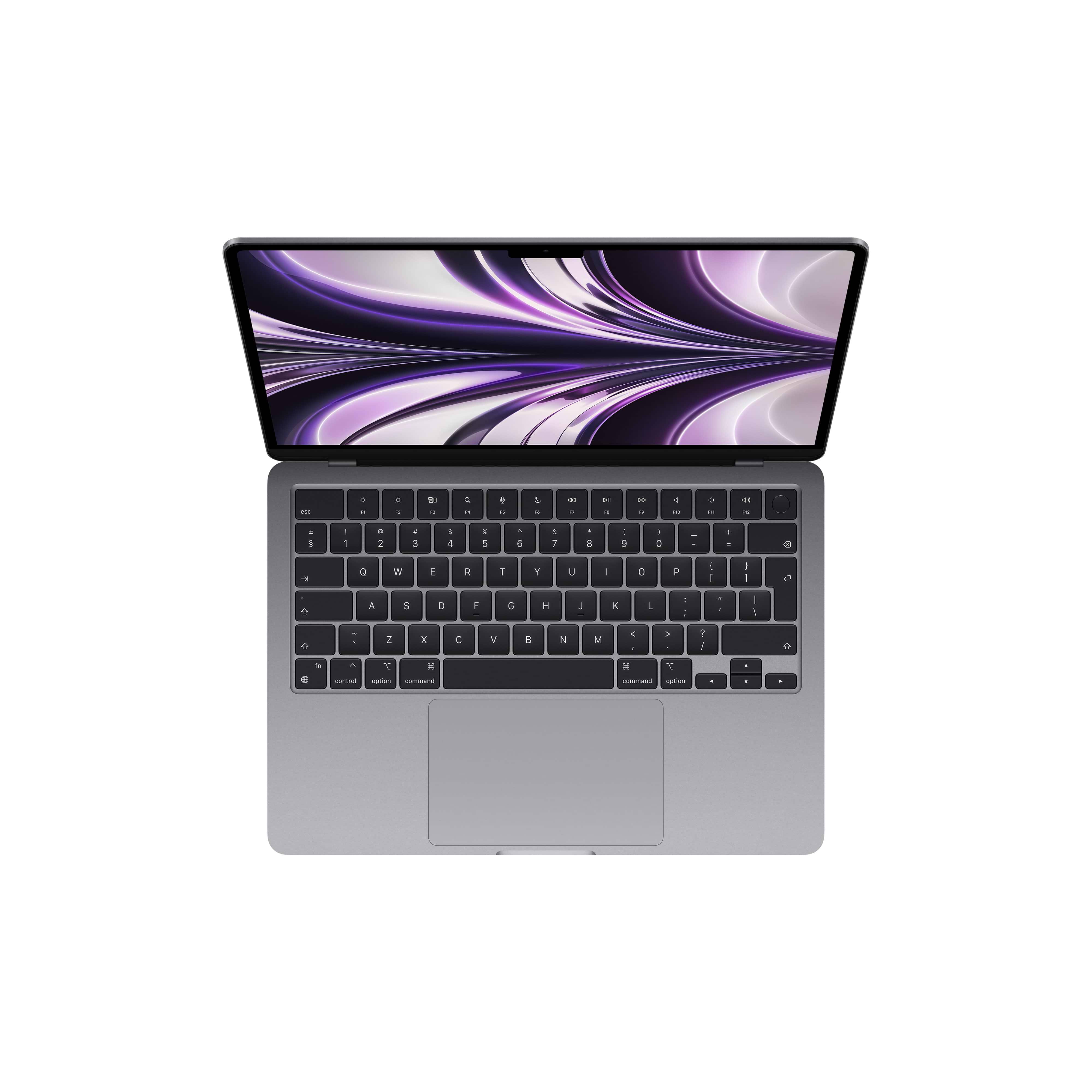لابتوب Apple MacBook Air 13 / Z15S000T3 M2 Chip 8-Core CPU 8-Core GPU 256GB SSD 16GB Unified Memory - لون رمادي فضائي ضمان لمدة عام من قبل المستورد الرسمي