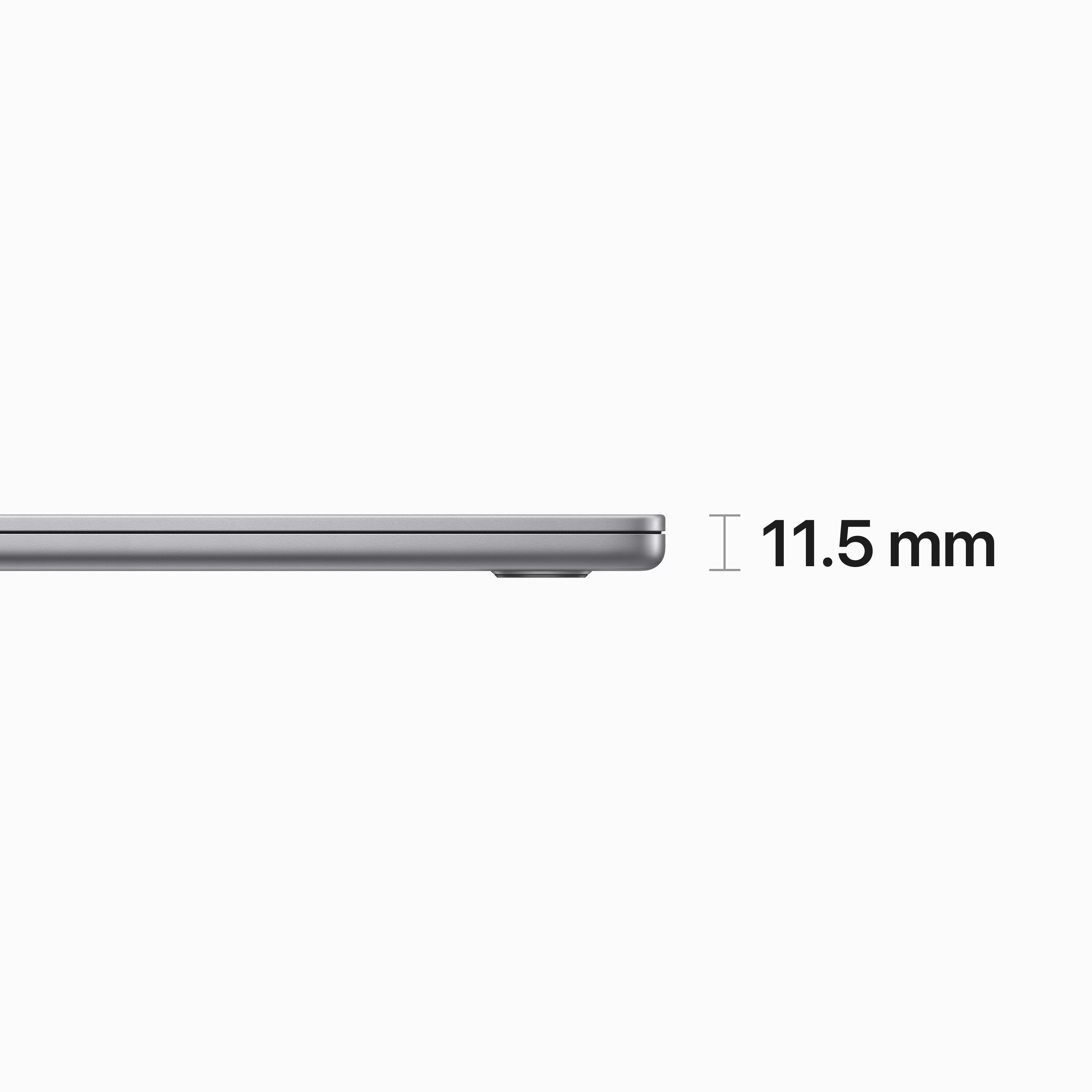 '15-inch MacBook Air: Apple M2 chip with 8-core CPU and 10-core GPU 512GB - Space Grey  מחשב אייקון  נייד'