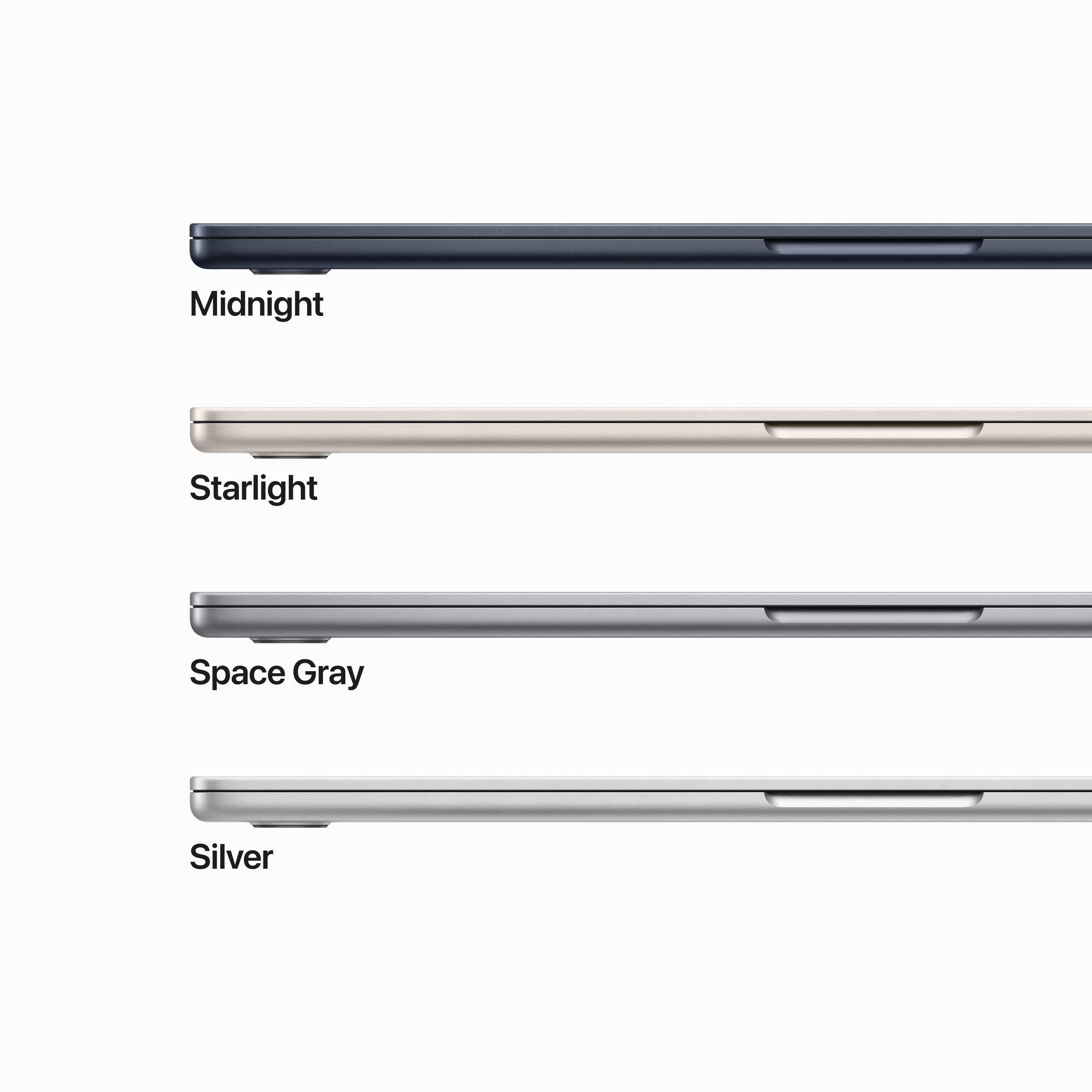 '15-inch MacBook Air: Apple M2 chip with 8-core CPU and 10-core GPU 256GB - Starlight  מחשב אייקון  נייד'