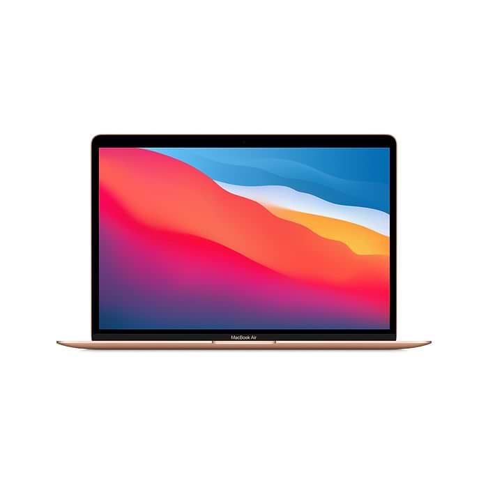 מחשב נייד Apple MacBook Air 13 - MGND3HB/A M1 Chip 8-Core CPU 7-Core GPU 256GB SSD 8GB Unified Memory - צבע זהב שנה אחריות עי היבואן הרשמי