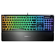 لوحة مفاتيح SteelSeries Apex 3 RGB - لون أسود